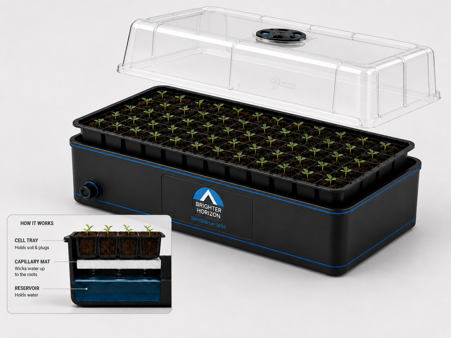Brighter Horizon Self-Watering Seed Starting System